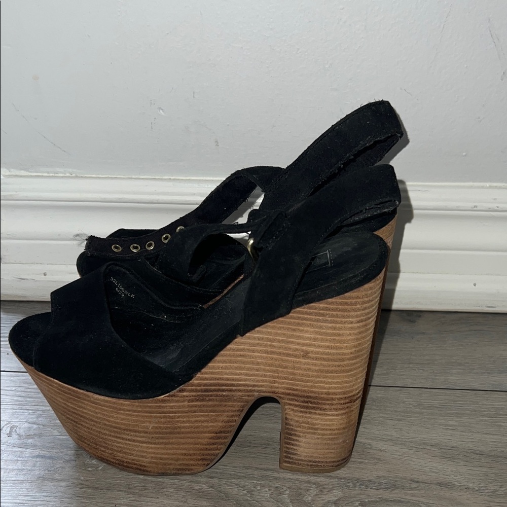 Black Platform Sandals - image 1